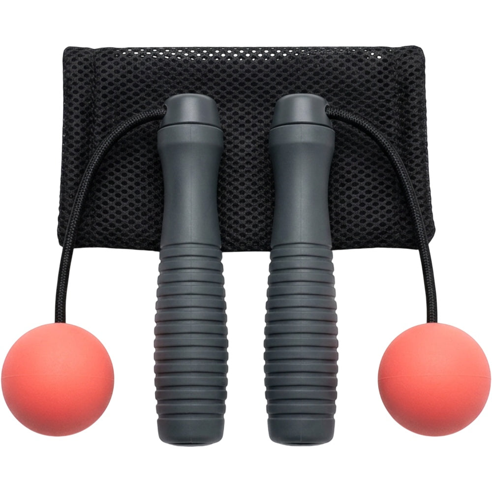 Ktvfb Cordless Weighted Ball Jump Rope 180 g Charcoal Coral - Product view