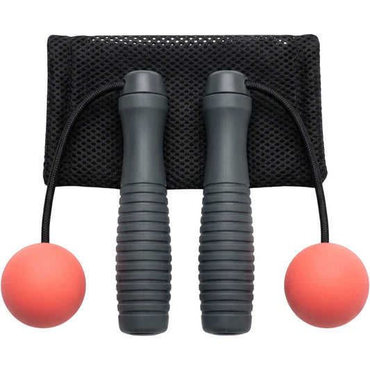 Ktvfb Cordless Weighted Ball Jump Rope 180 g Charcoal Coral - Product view
