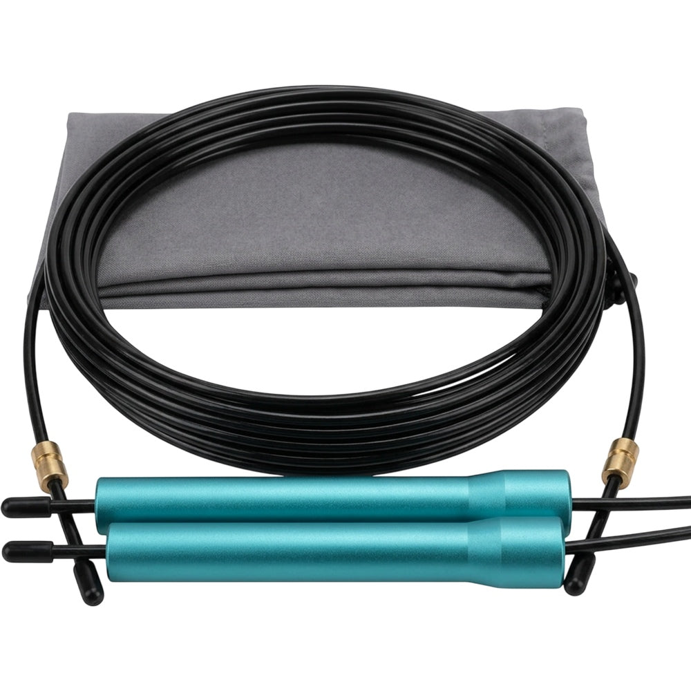 Ktvfb Dual Bearing Steel Cable Speed Jump Rope 3 m Teal - Product view
